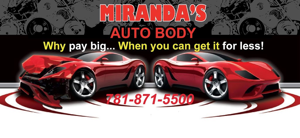 Mirandas Auto Body | 123 Centre Ave, Abington, MA 02351, USA | Phone: (781) 871-5500