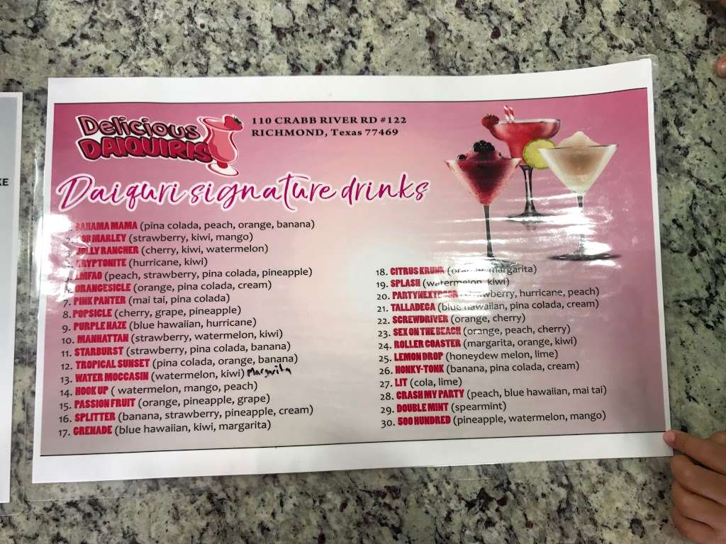 Deliciois Daiquiris | Richmond, TX 77469, USA | Phone: (713) 478-5259