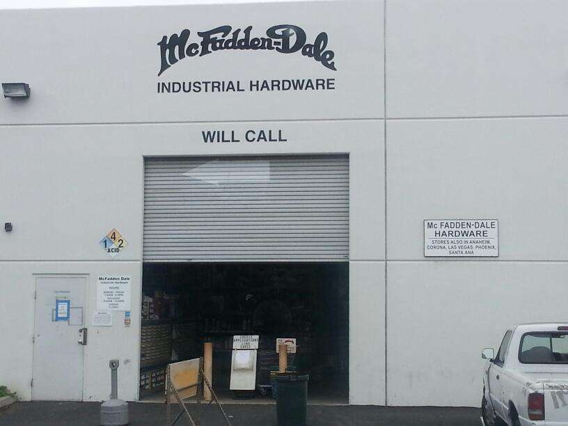 McFadden-Dale Industrial Hardware | 1364 Parkside Pl, Ontario, CA 91761, USA | Phone: (909) 923-0085