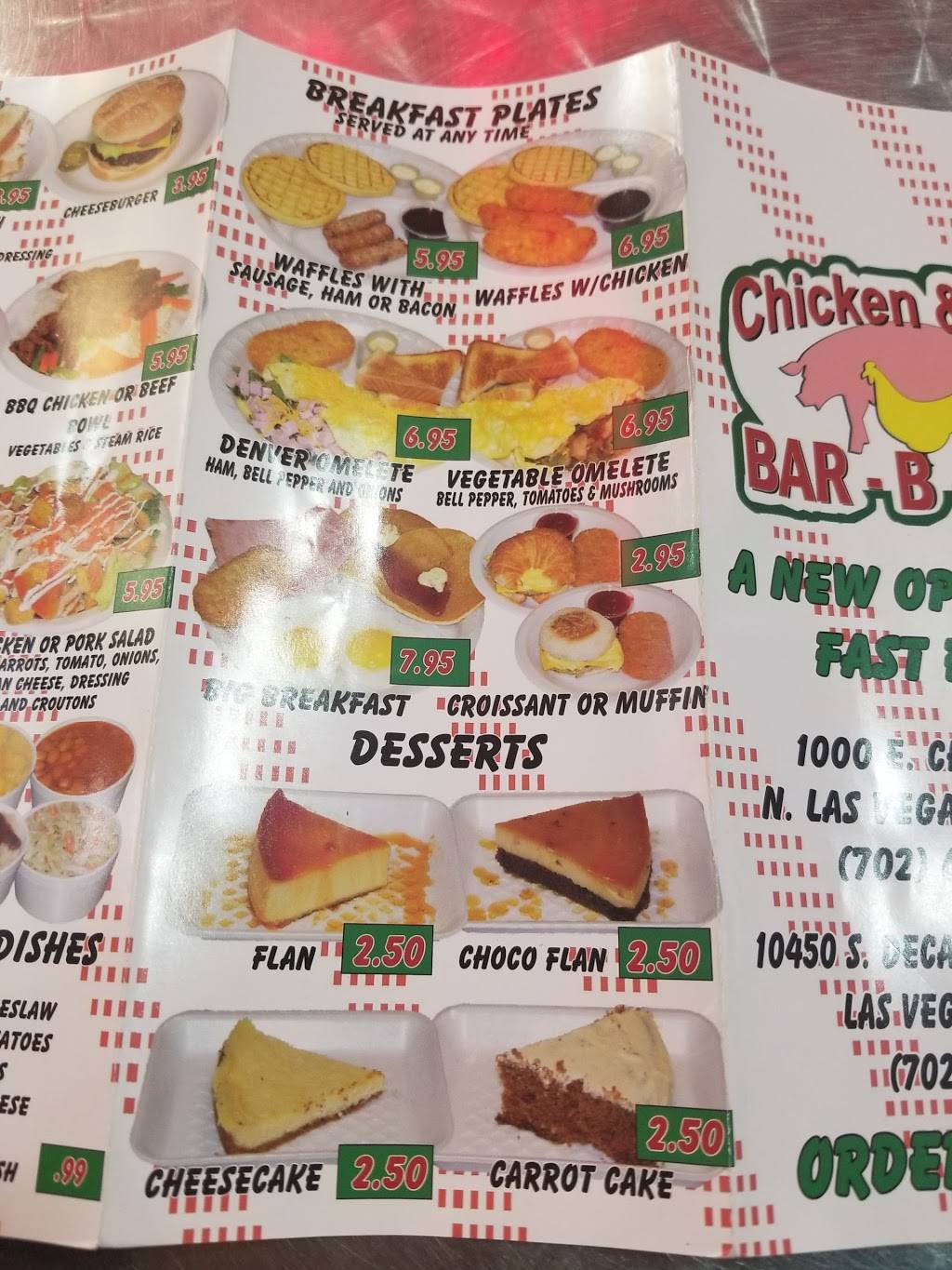 Chicken & Pig Bar-B-Que | North Las Vegas, NV 89030 | Phone: (702) 649-0772