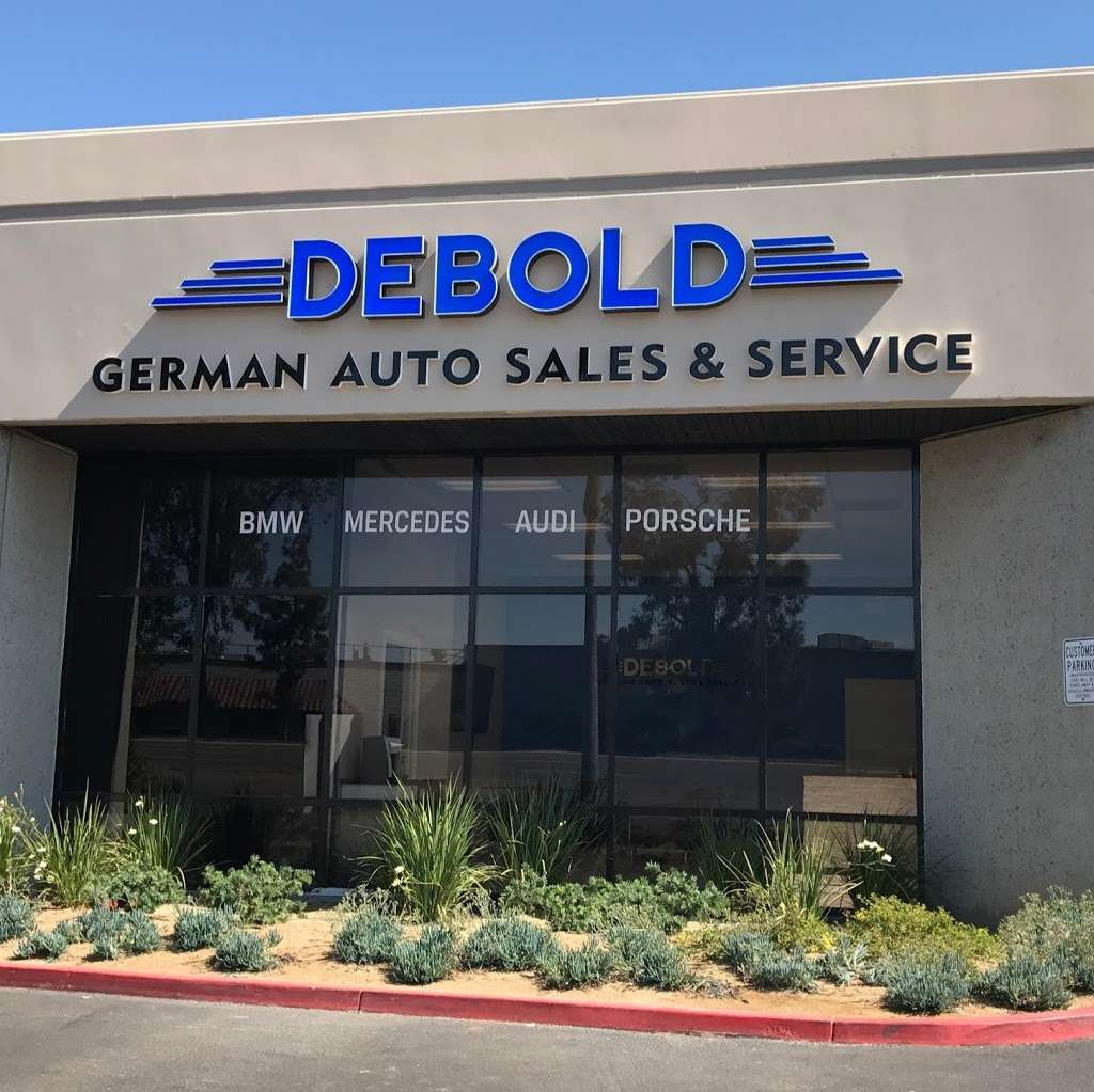 Debold German Auto | 6660 Miramar Rd Ste B, San Diego, CA 92121, USA | Phone: (858) 800-2050