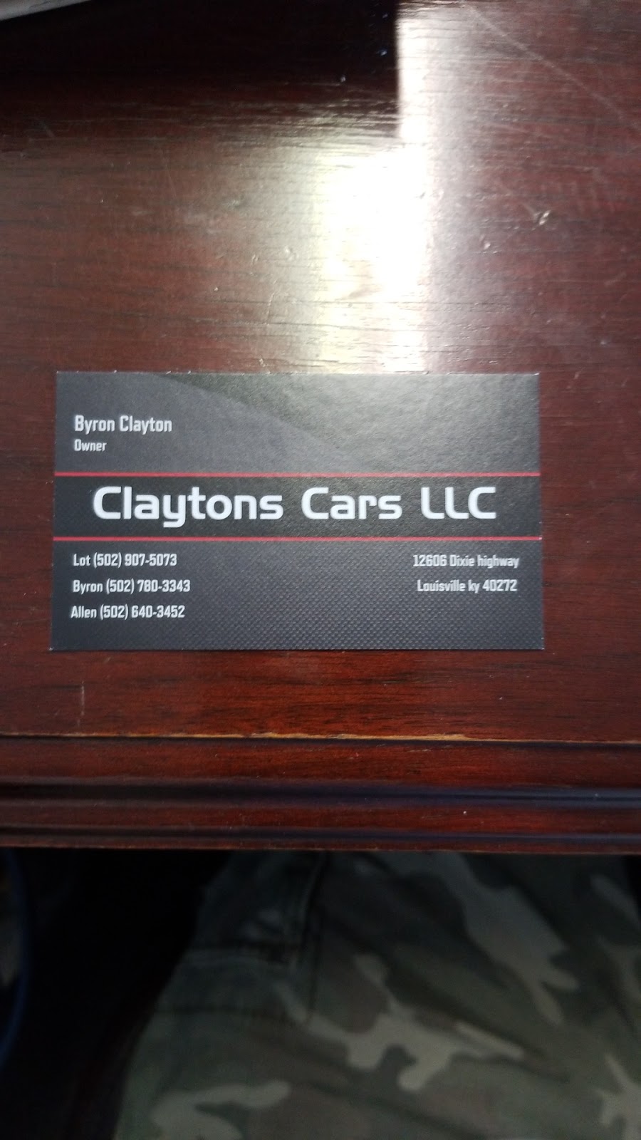 Clayton’s Cars LLC | 12606 Dixie Hwy, Louisville, KY 40272, USA | Phone: (502) 907-5073