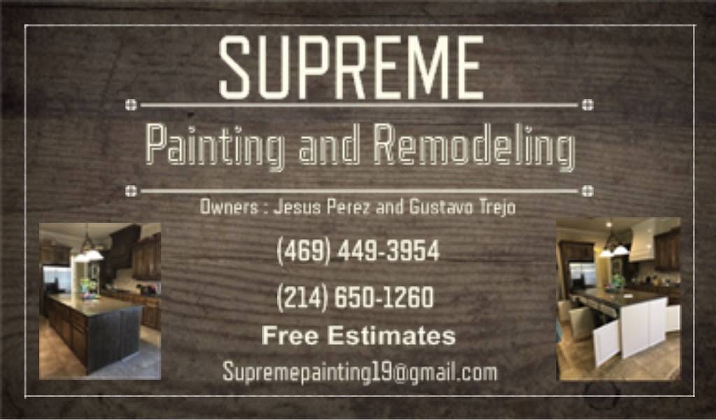 Supreme Painting and Remodeling | 8100 Lakeview Pkwy, Rowlett, TX 75088, USA | Phone: (469) 449-3954
