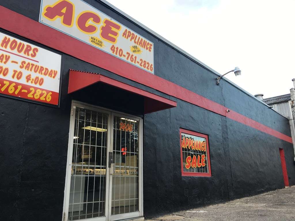 Ace Appliance Center | 7405 Baltimore Annapolis Blvd, Glen Burnie, MD 21061, USA | Phone: (410) 761-2826
