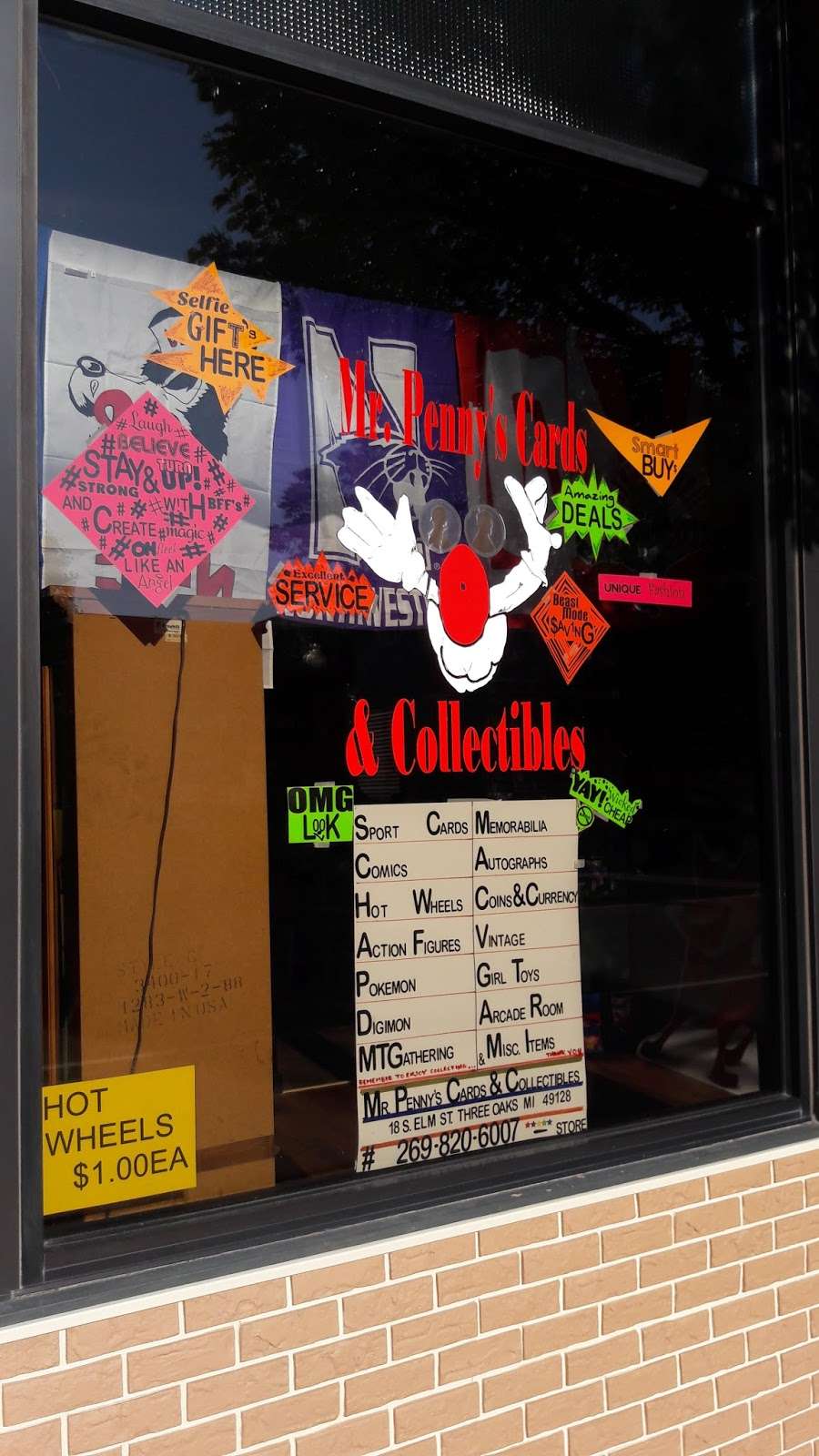 Mr Pennys Cards & Collectibles | 18 S Elm St, Three Oaks, MI 49128, USA | Phone: (269) 820-6008