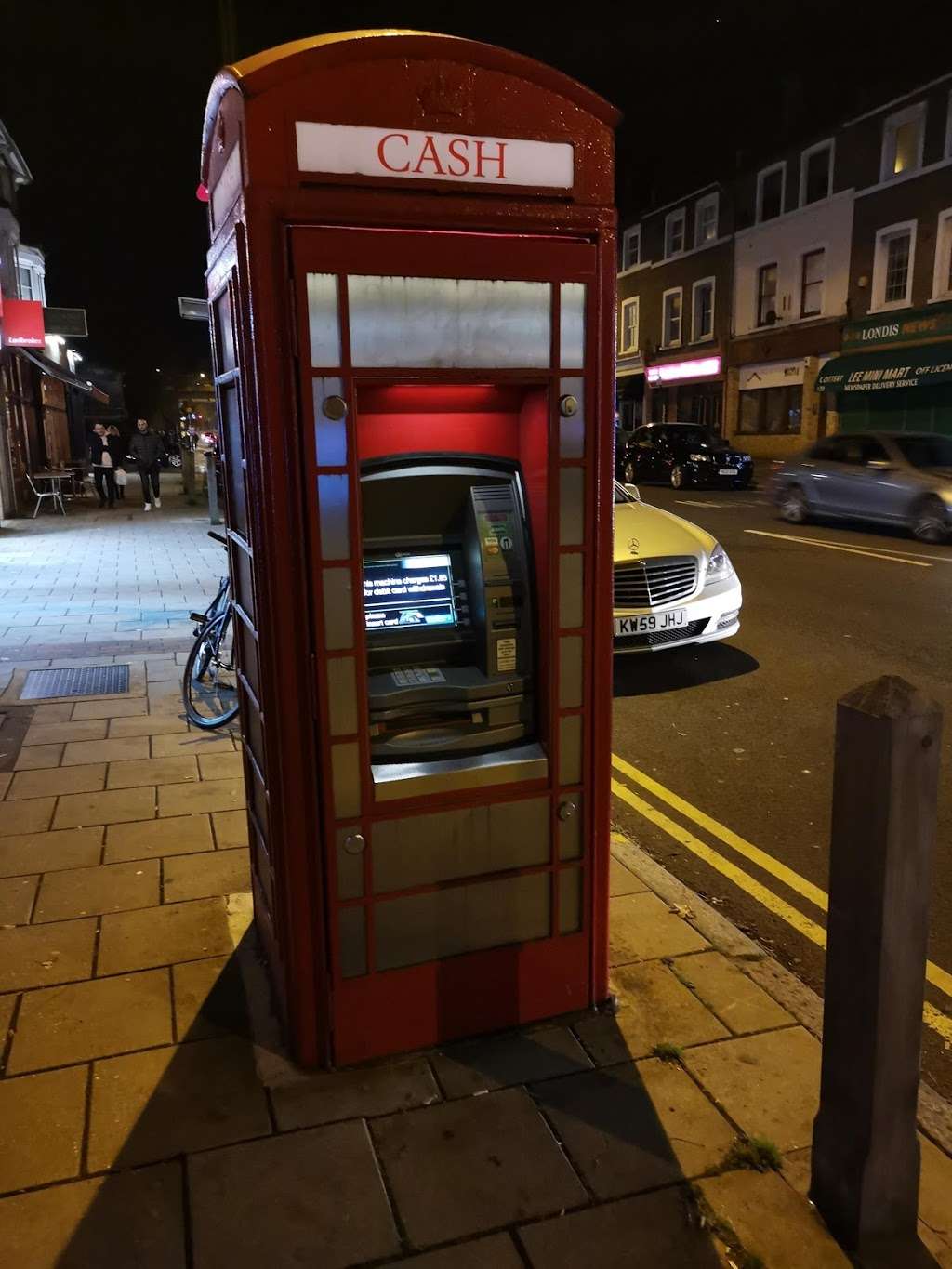 Cashpoint (In Telephone Box) | 117 Burnt Ash Rd, Lee, London SE12 8RA, UK