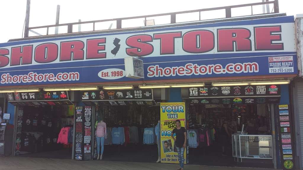 Shore Store | 1209 Boardwalk, Seaside Heights, NJ 08751, USA | Phone: (732) 830-6122