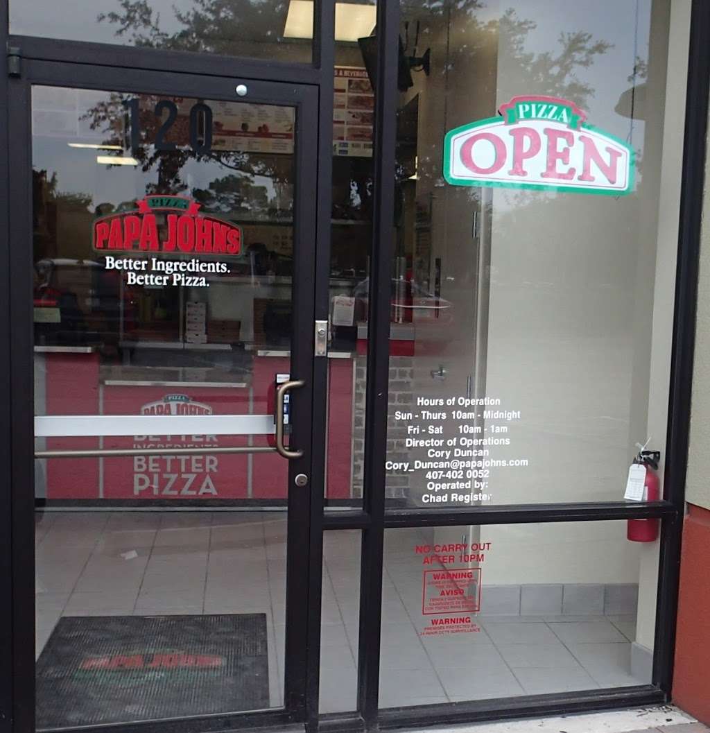 Papa Johns Pizza | 1016 Lockwood Blvd Ste 120, Oviedo, FL 32765, USA | Phone: (407) 366-7272