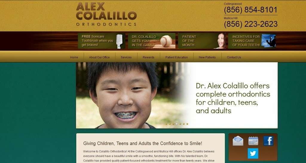 Alex Colalillo Orthodontics | 207 N Main St, Mullica Hill, NJ 08062, USA | Phone: (856) 223-2623