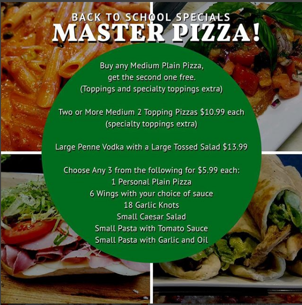 Master Pizza Union, N.J. | 2704 Morris Ave, Union, NJ 07083, USA | Phone: (908) 964-4600