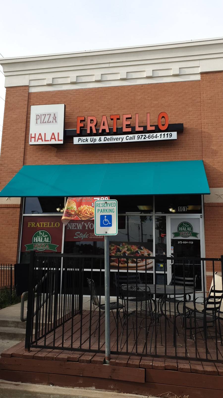Fratello Halal Pizza and Grill | 201 S Greenville Ave #101, Richardson, TX 75081, USA | Phone: (972) 664-1119