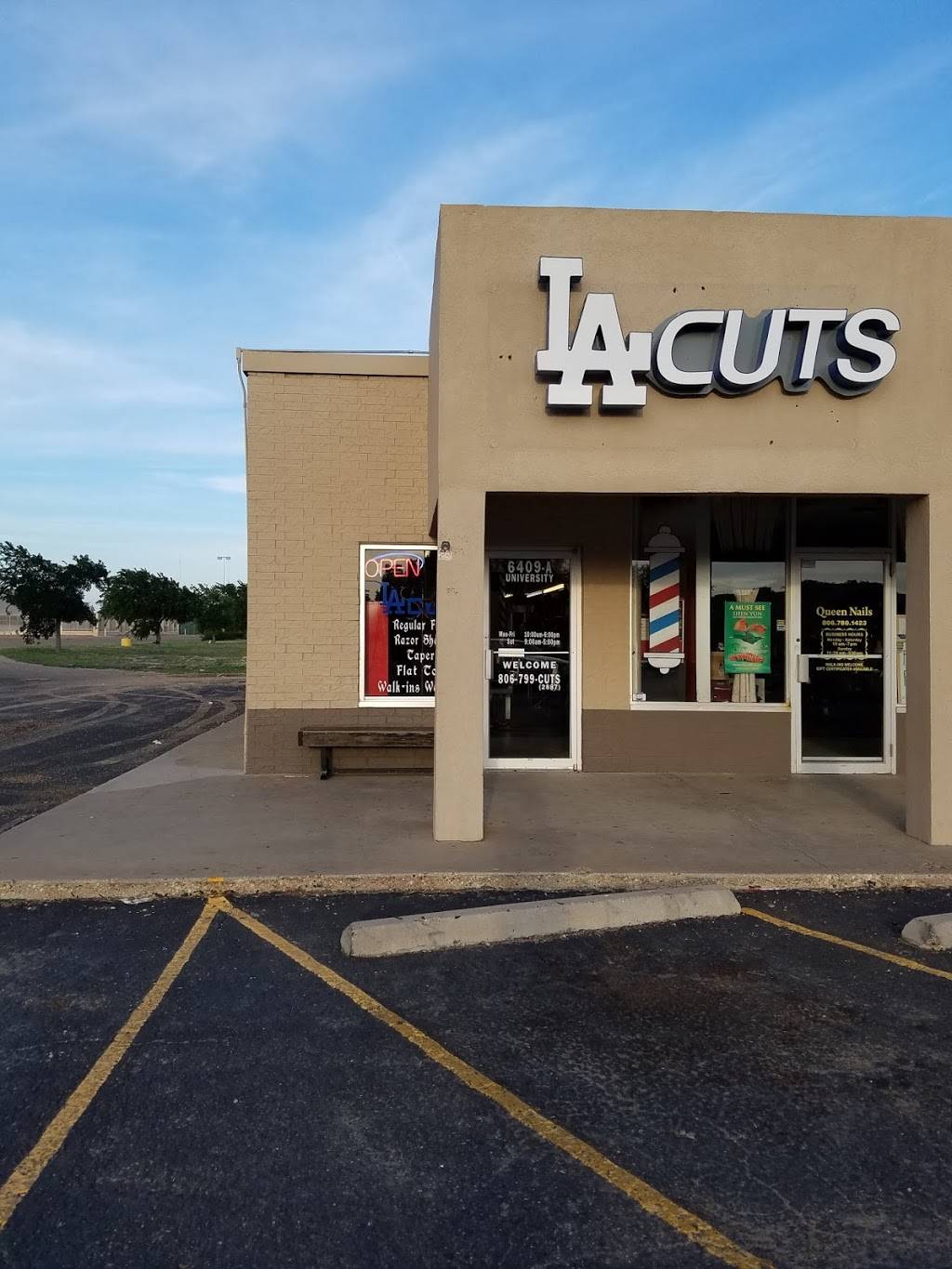 L.A. Cuts | 6409 University Ave A, Lubbock, TX 79413, USA | Phone: (806) 799-2887