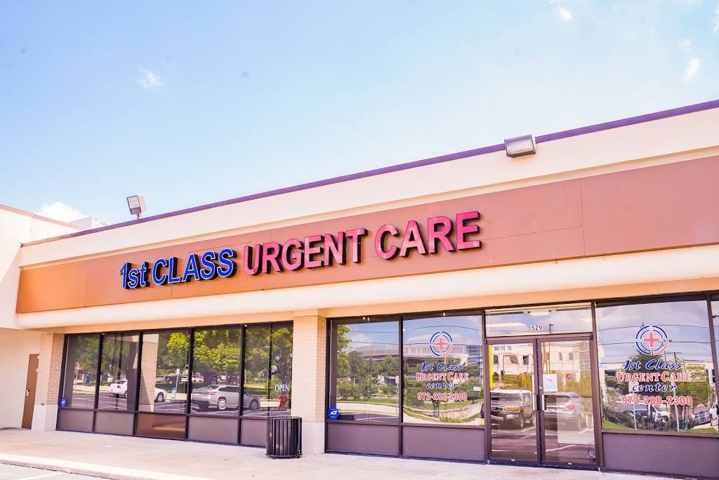 1st Class Urgent Care | 529 N Galloway Ave #16, Mesquite, TX 75149, USA | Phone: (972) 288-2300