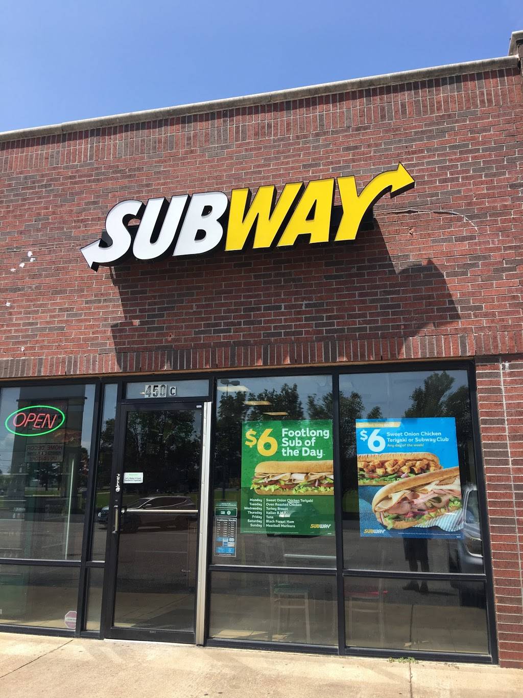 Subway | 450 Stateline Rd W Suite C, Southaven, MS 38671, USA | Phone: (662) 393-9282