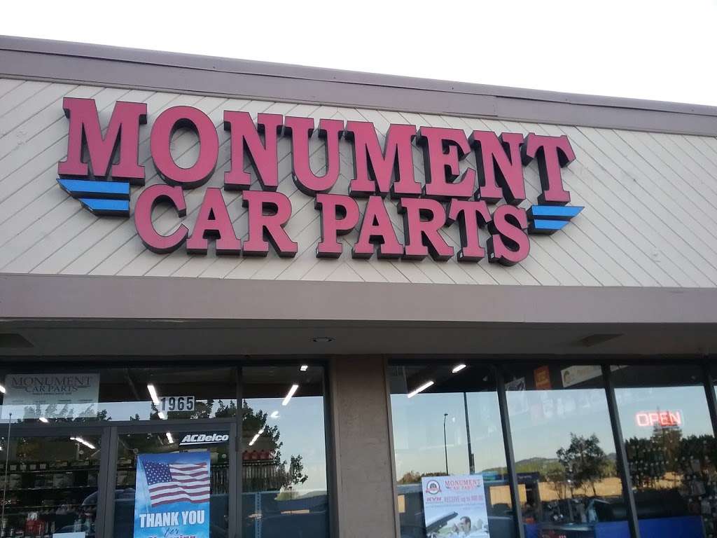 Monument Car Parts | 1965 San Ramon Valley Blvd, San Ramon, CA 94583, USA | Phone: (925) 838-9003