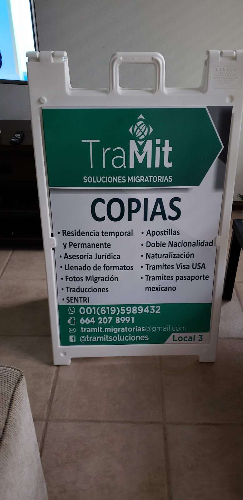 TraMit Soluciones Migratorias | int 3, Av de los Insurgentes 16500, Los Alamos, 22110 Tijuana, B.C., Mexico | Phone: 664 207 8991