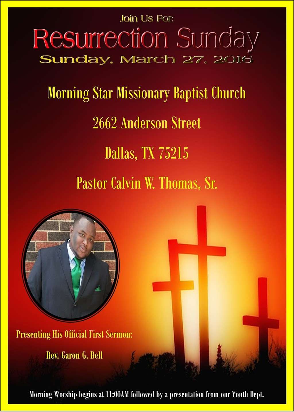 Morning Star Missionary Baptist Church | 2662 Anderson St, Dallas, TX 75215 | Phone: (214) 421-1198