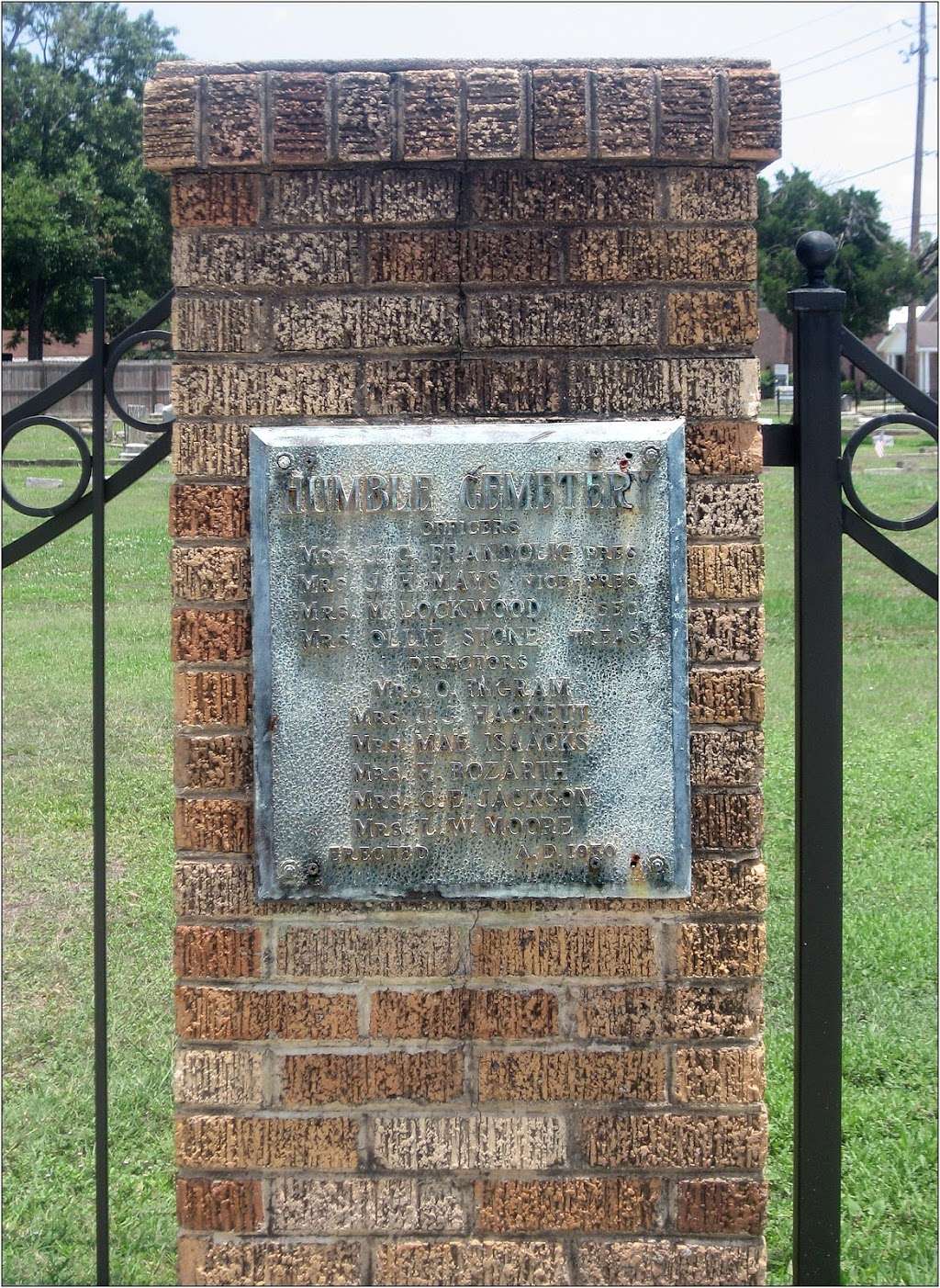 Humble Cemetery | 391-405 S Houston Ave, Humble, TX 77338, USA