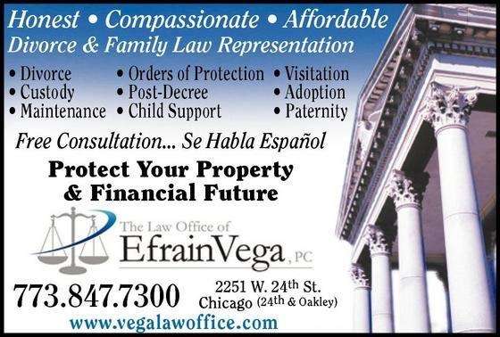 The Law Office of Efrain Vega PC | 2251 W 24th St, Chicago, IL 60608, USA | Phone: (773) 847-7300