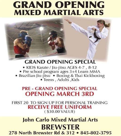 BREWSTER KARATE & Mixed Martial Arts | 278 N Brewster Rd, Brewster, NY 10509, USA | Phone: (845) 802-3795