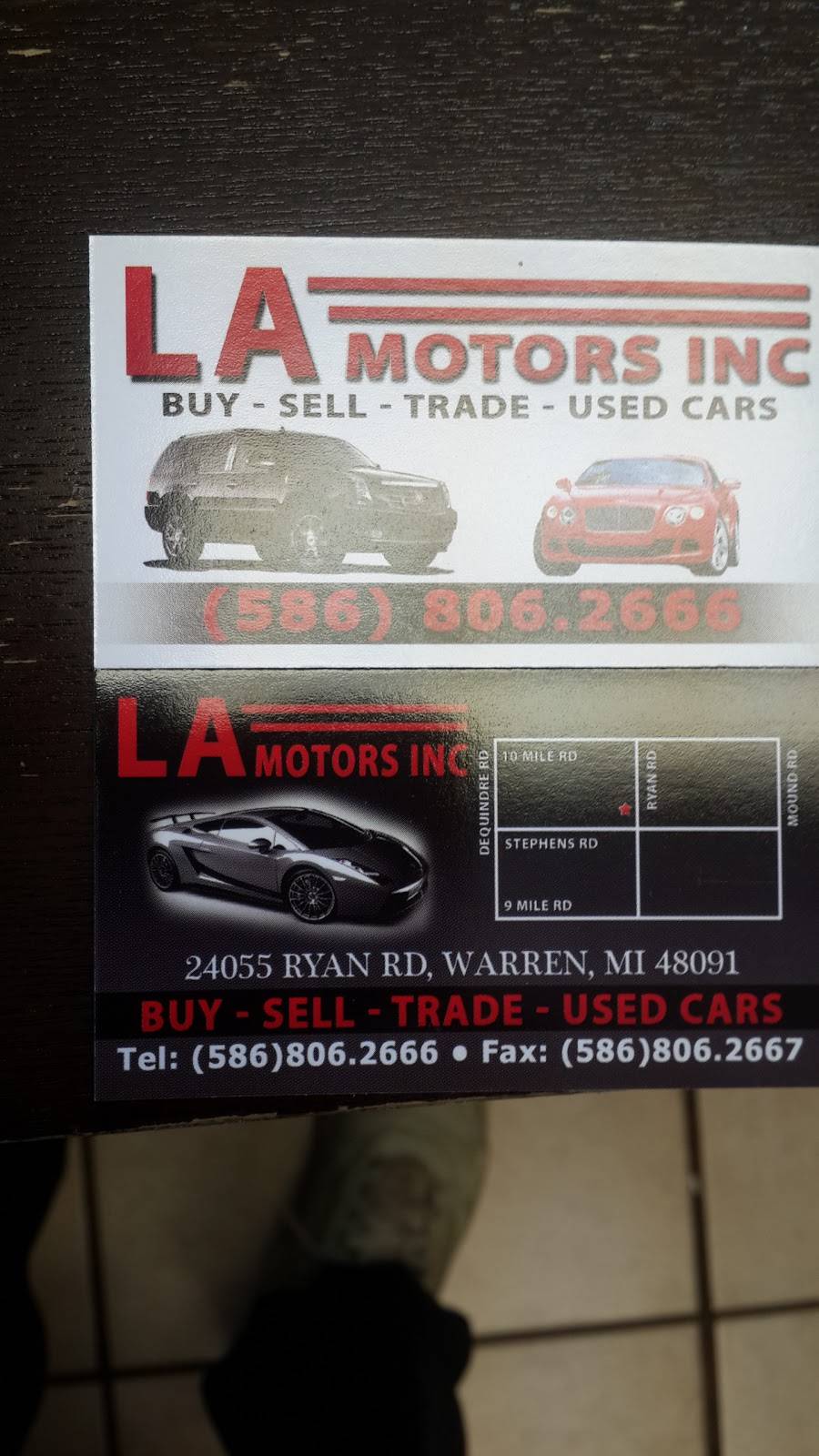 La Motors Inc | 24055 Ryan Rd, Warren, MI 48091 | Phone: (586) 806-2666