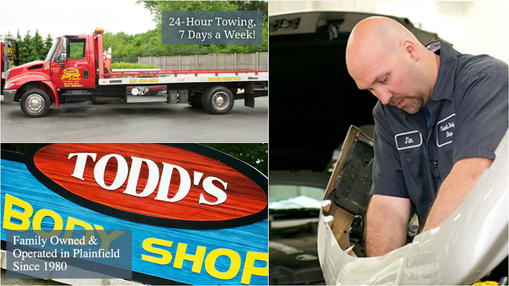 Todds Body Shop & Towing | 16220 W Lincoln Hwy, Plainfield, IL 60586, USA | Phone: (815) 436-4614