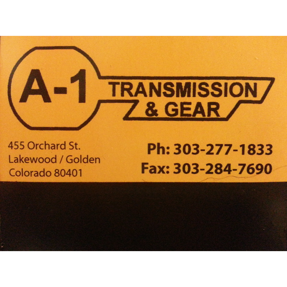 A-1 Transmission & Gear | 455 Orchard St, Golden, CO 80401, USA | Phone: (303) 277-1833