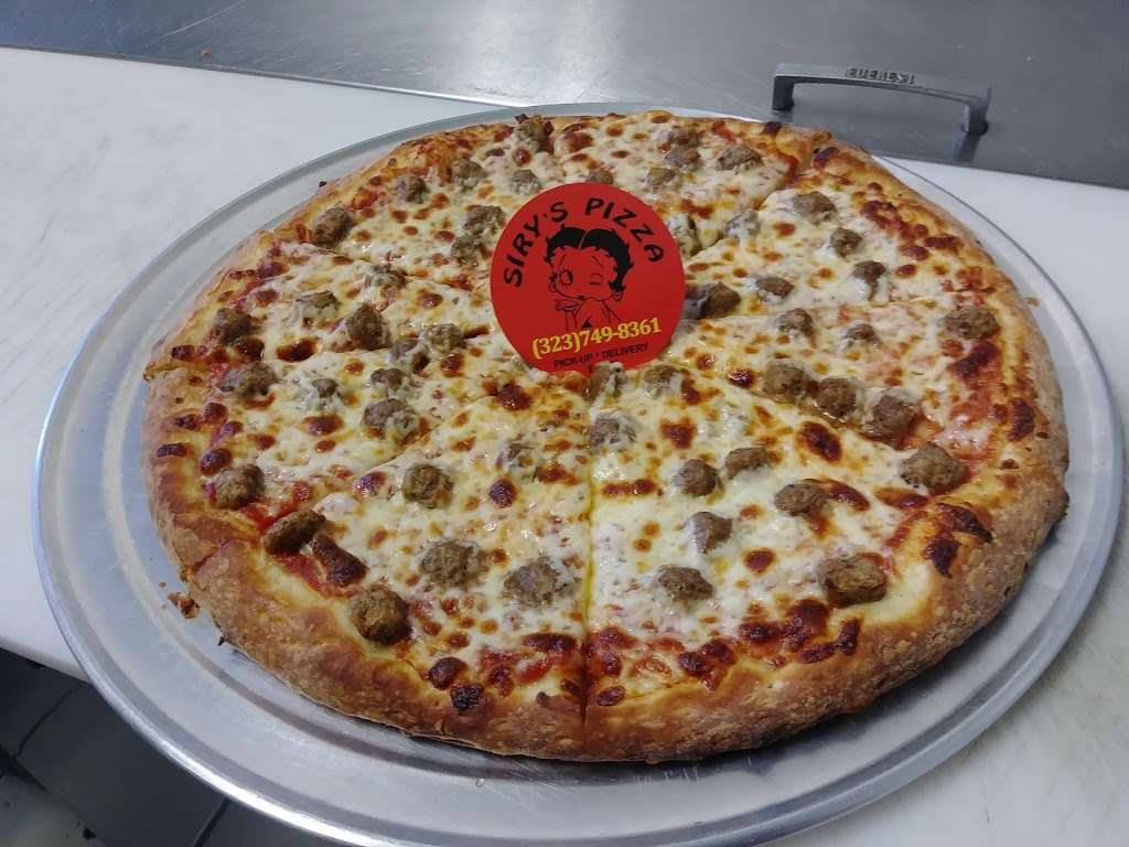 Sirys Pizza | 8611 California Ave F, South Gate, CA 90280, USA | Phone: (323) 749-8361