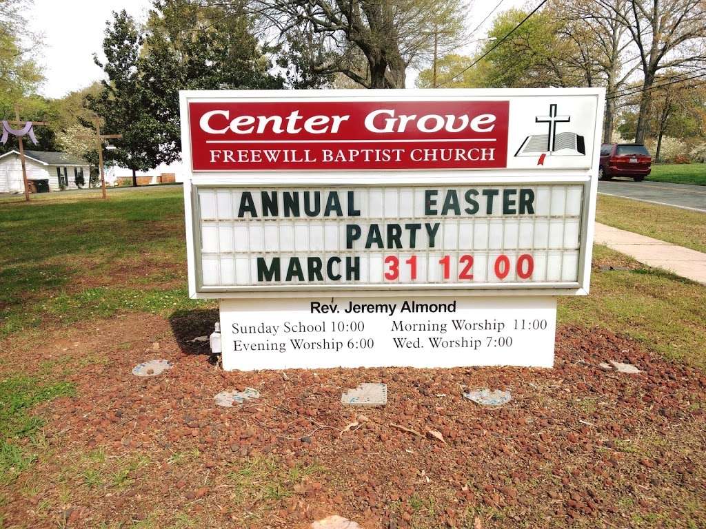 Center Grove Freewill Baptist Church | 600 W North Main St, Waxhaw, NC 28173, USA