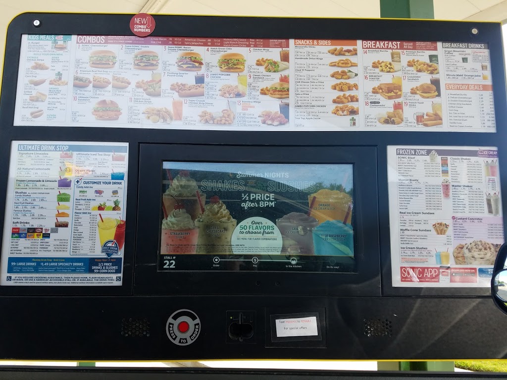 Sonic Drive-In | 5472 Fm Highway 1187, Burleson, TX 76028, USA | Phone: (817) 563-6768