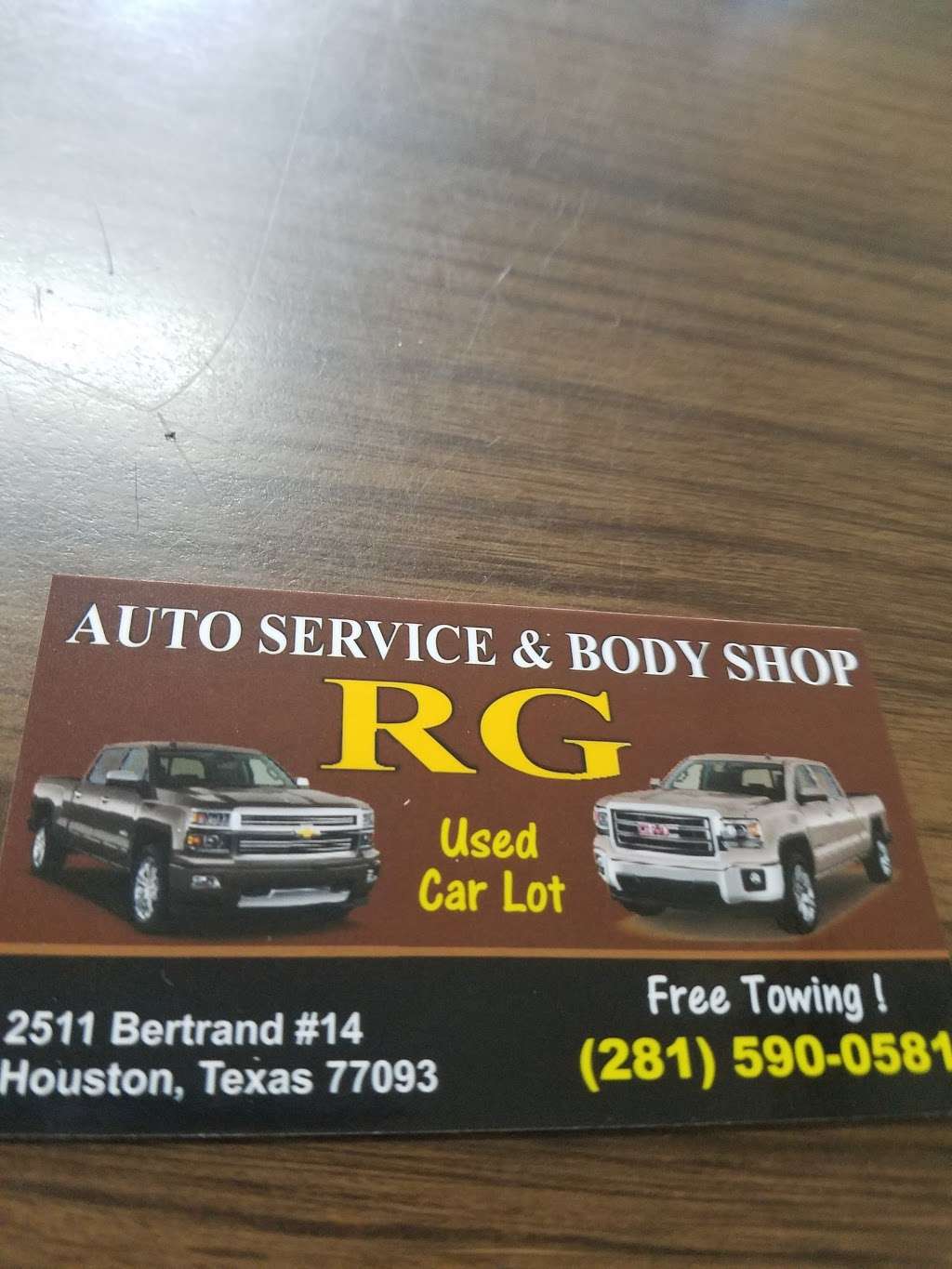 R G Auto Services | 2511 Bertrand St # 14, Houston, TX 77093 | Phone: (281) 590-0581