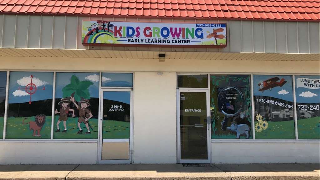 Kids Growing Early Learning Center | 399 Dover Rd #6, Toms River, NJ 08757, USA | Phone: (732) 608-0825