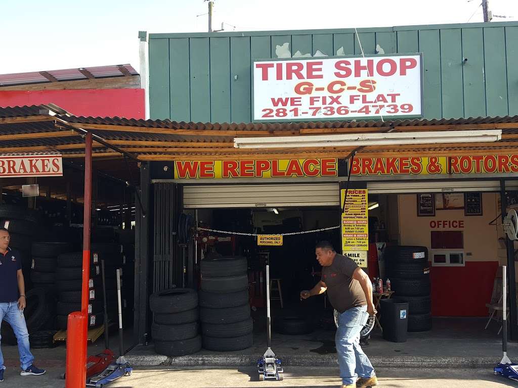 G-C-S Tire Shop and Car Repair | 501-527 Barren Springs Dr, Houston, TX 77090, USA | Phone: (281) 736-4739