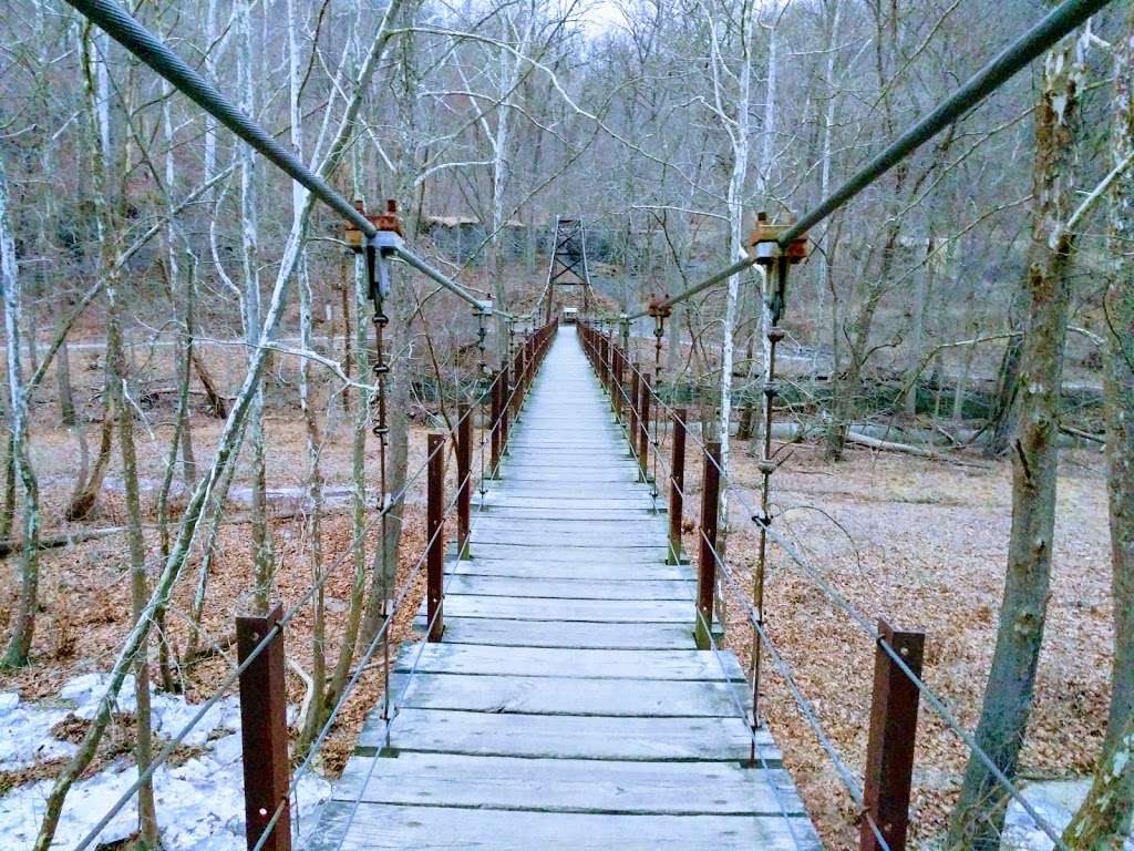 Swinging Bridge at Patapsco Valley State Park | River Rd, Elkridge, MD 21075, USA | Phone: (410) 461-5005