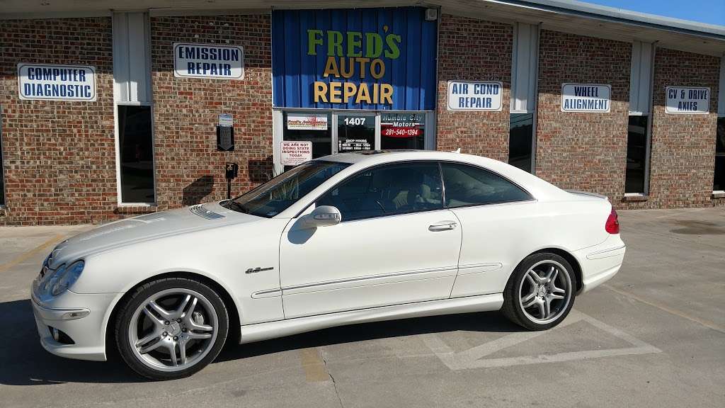 Freds Automotive | 1407 1st St E, Humble, TX 77338, USA | Phone: (281) 812-8500