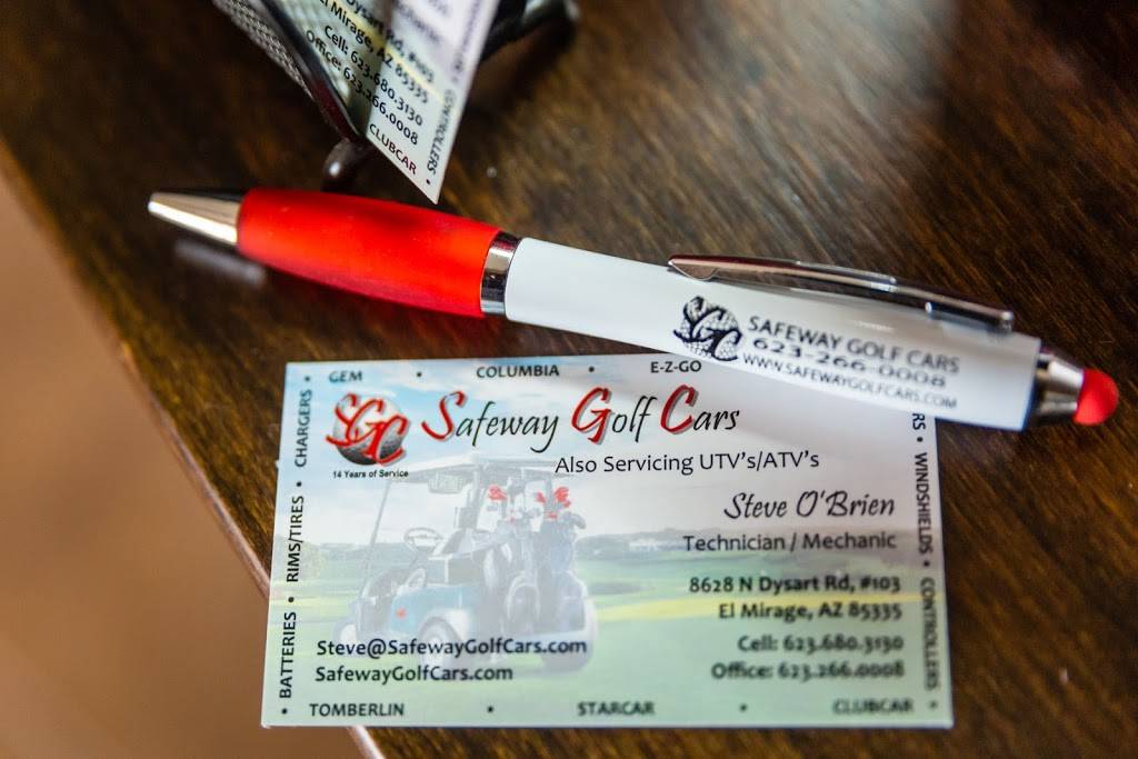 Safeway Golf Cars LLC | 8628 N Dysart Rd #103, El Mirage, AZ 85335, USA | Phone: (623) 266-0008