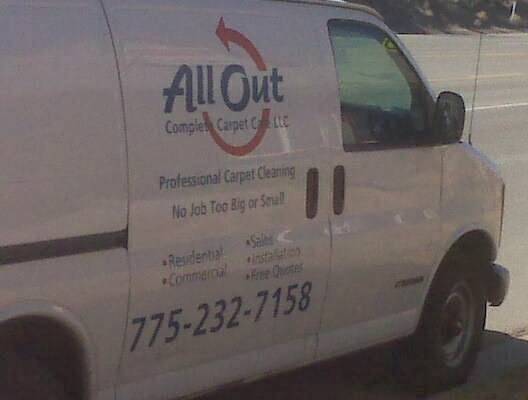 All Out Complete Carpet Care | 2400 Mammatus Dr, Sparks, NV 89441, USA | Phone: (775) 826-7158