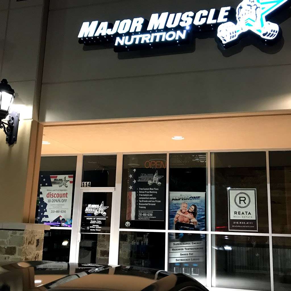 Major Muscle Nutrition | 7431 Northwest Loop 410 #114, San Antonio, TX 78245, USA | Phone: (210) 480-8290