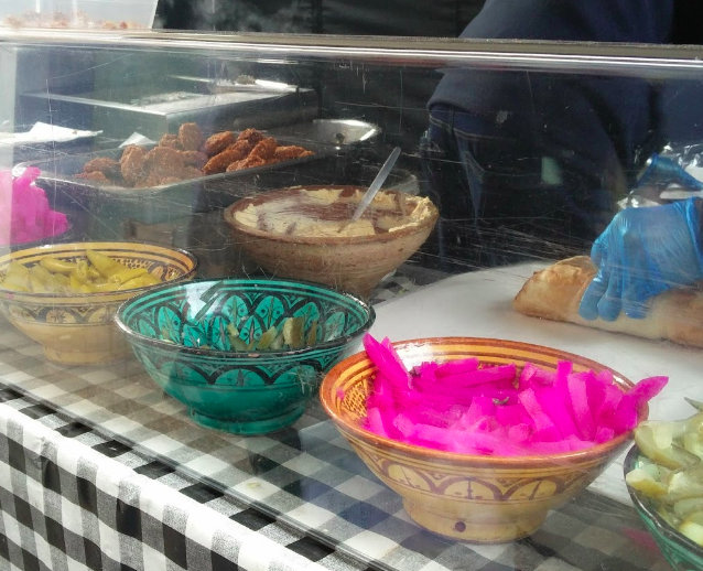 Falafel stall | London E1, UK