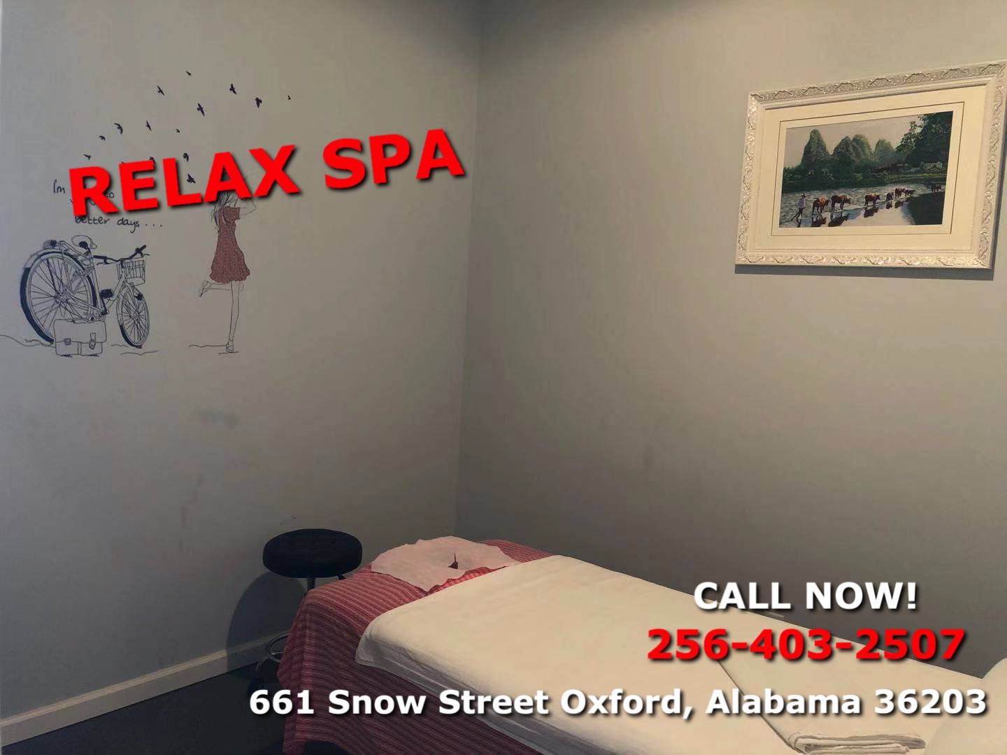 Relax Spa | 661 Snow St, Oxford, AL 36203, United States | Phone: (256) 403-2507