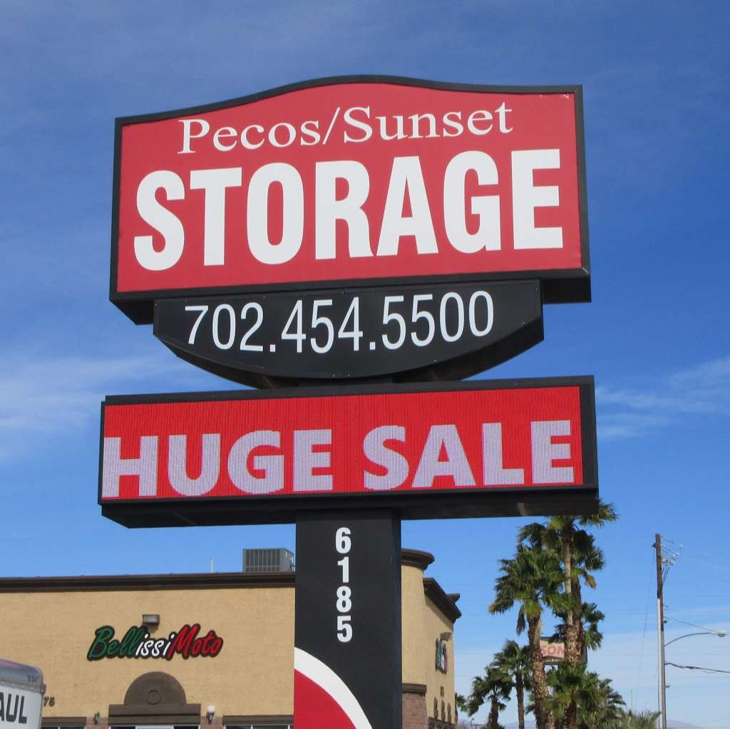 Pecos Sunset Self Storage | 6185 S Pecos Rd, Las Vegas, NV 89120, USA | Phone: (702) 602-2650