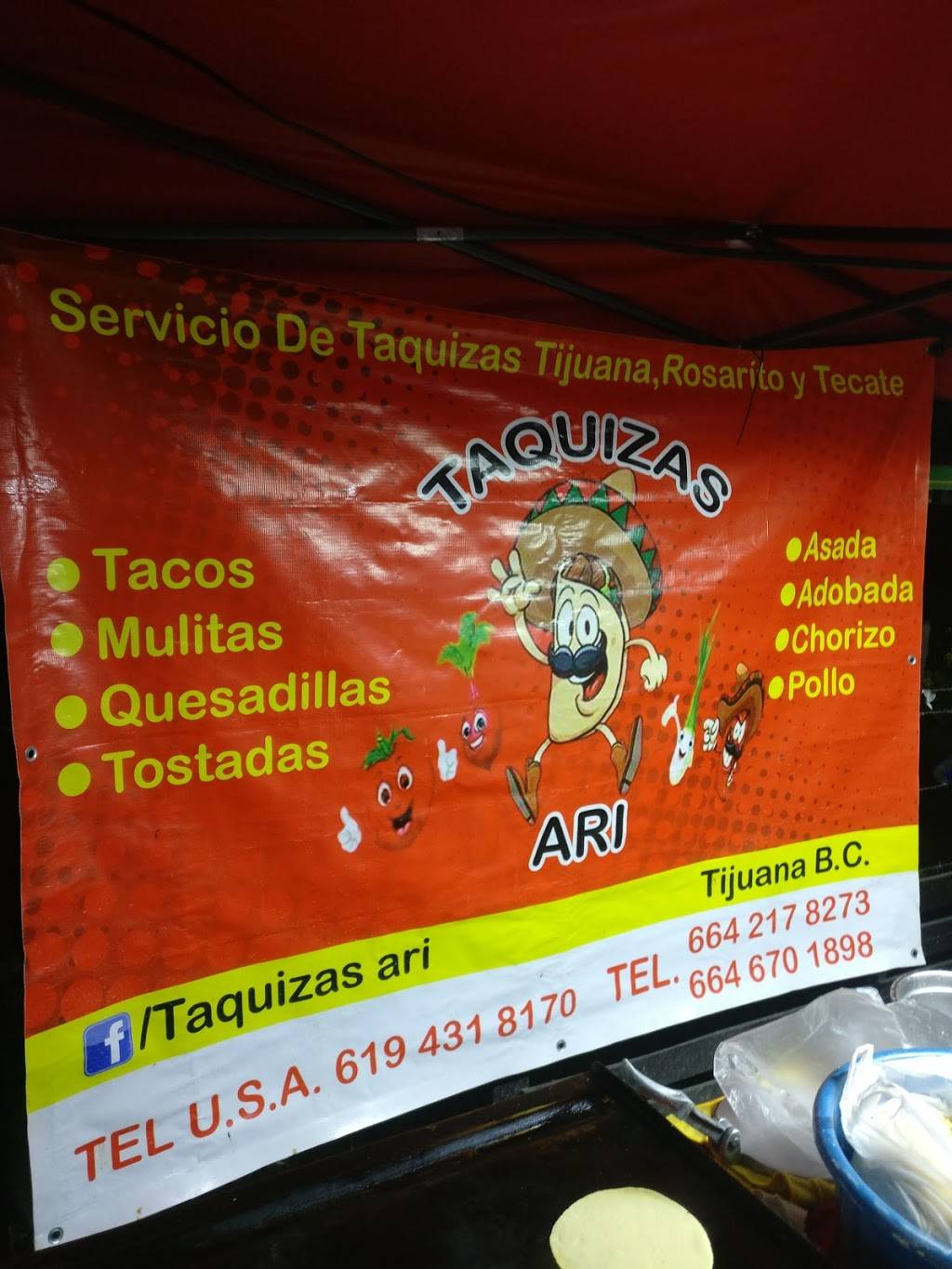 Tacos Ari | Blvd. Francisco Zarco, Portico de San Antonio, B.C., Mexico | Phone: 664 217 8273