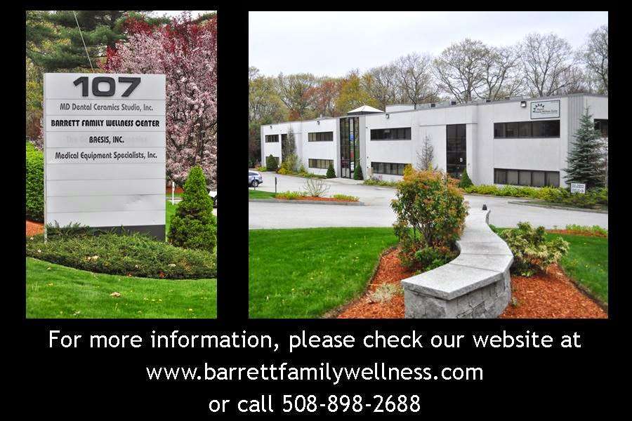 Barrett Family Wellness Center | 107 Otis St, Northborough, MA 01532, USA | Phone: (508) 898-2688
