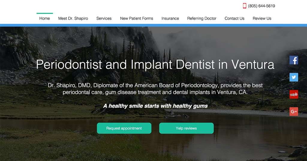 Best Periodontist in Ventura - Dr. Shapiro | 5500 Telegraph Rd # 201, Ventura, CA 93003, USA | Phone: (805) 644-5619