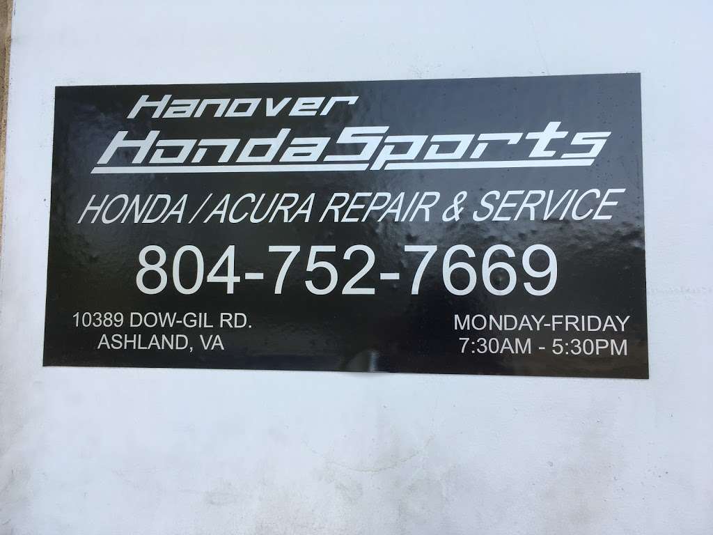 Hanover Honda Sports | 10389 Dow Gil Rd, Ashland, VA 23005, USA | Phone: (804) 752-7669