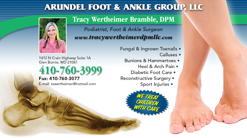 Arundel Foot & Ankle Group LLC | 1412 Crain Hwy N #1a, Glen Burnie, MD 21061, USA | Phone: (410) 760-3999