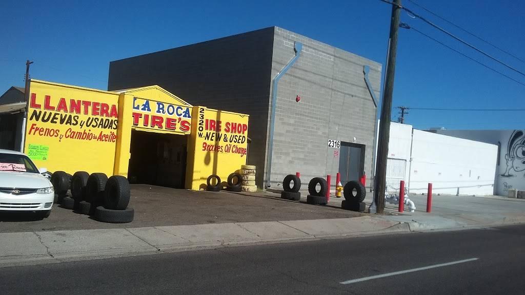 La Roca Tire Shop | 2320 W Buckeye Rd, Phoenix, AZ 85009, USA | Phone: (602) 254-6033