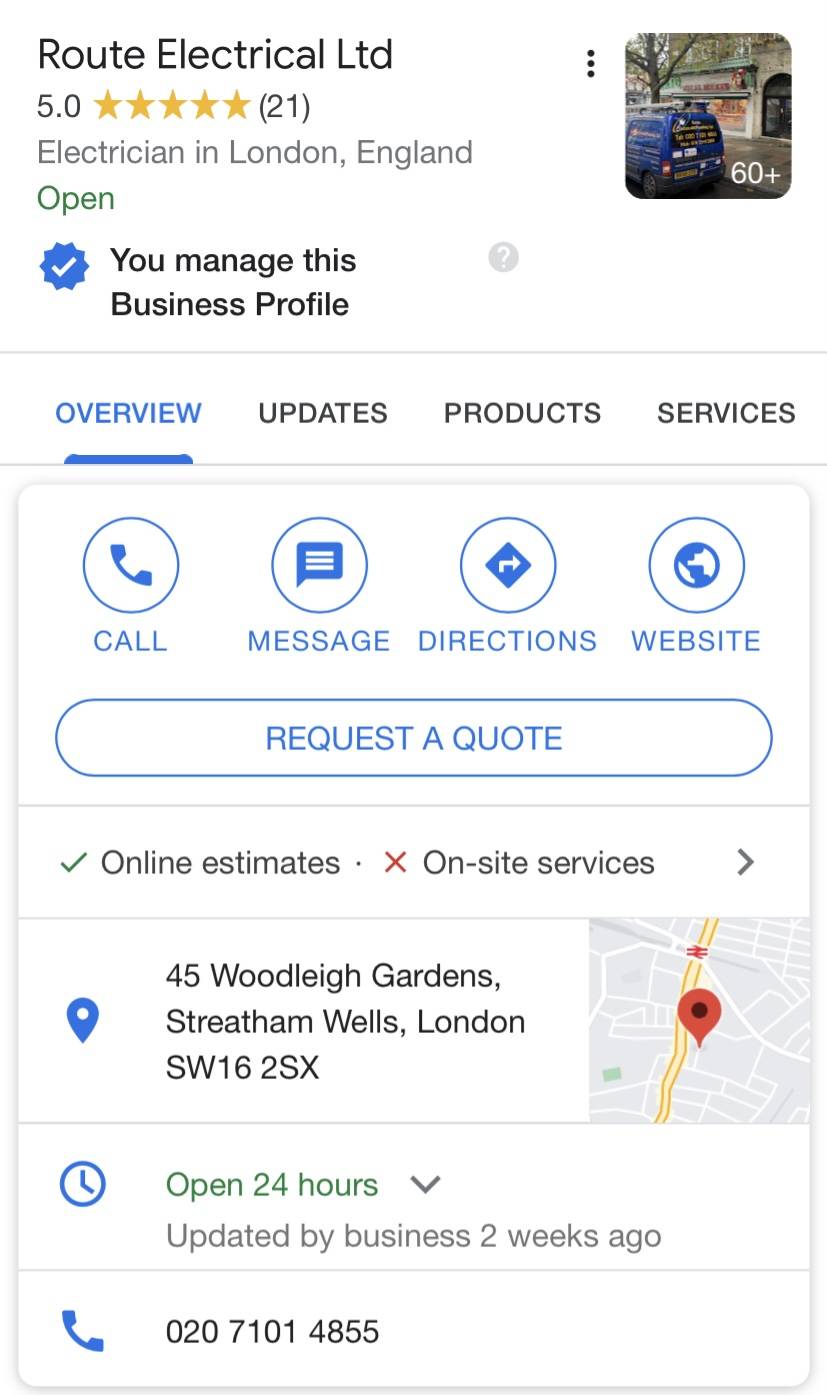 Route Electrical ltd | 45 Woodleigh Gardens, Streatham Wells, London SW16 2SX, United Kingdom | Phone: +44 20 7101 4855