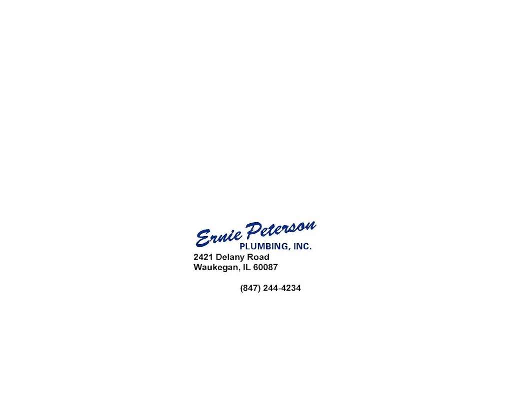 Ernie Peterson Plumbing, Inc. | 2421 N Delany Rd, Waukegan, IL 60087, USA | Phone: (847) 244-4234