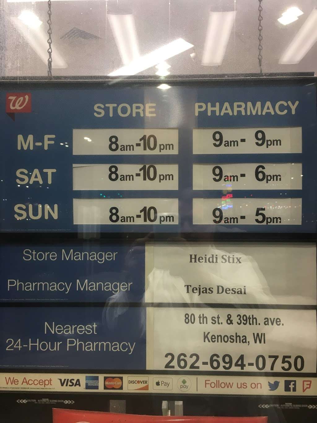 Walgreens | 7520 118th Ave, Pleasant Prairie, WI 53158, USA | Phone: (262) 857-9484